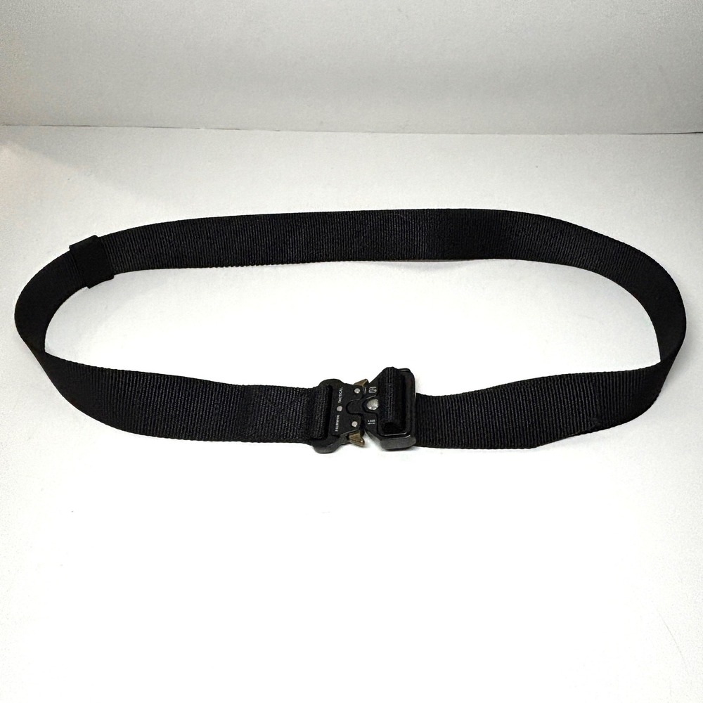 Fairwin Tactical Belt Mens One Size Black Quick Release Buckle Nylon